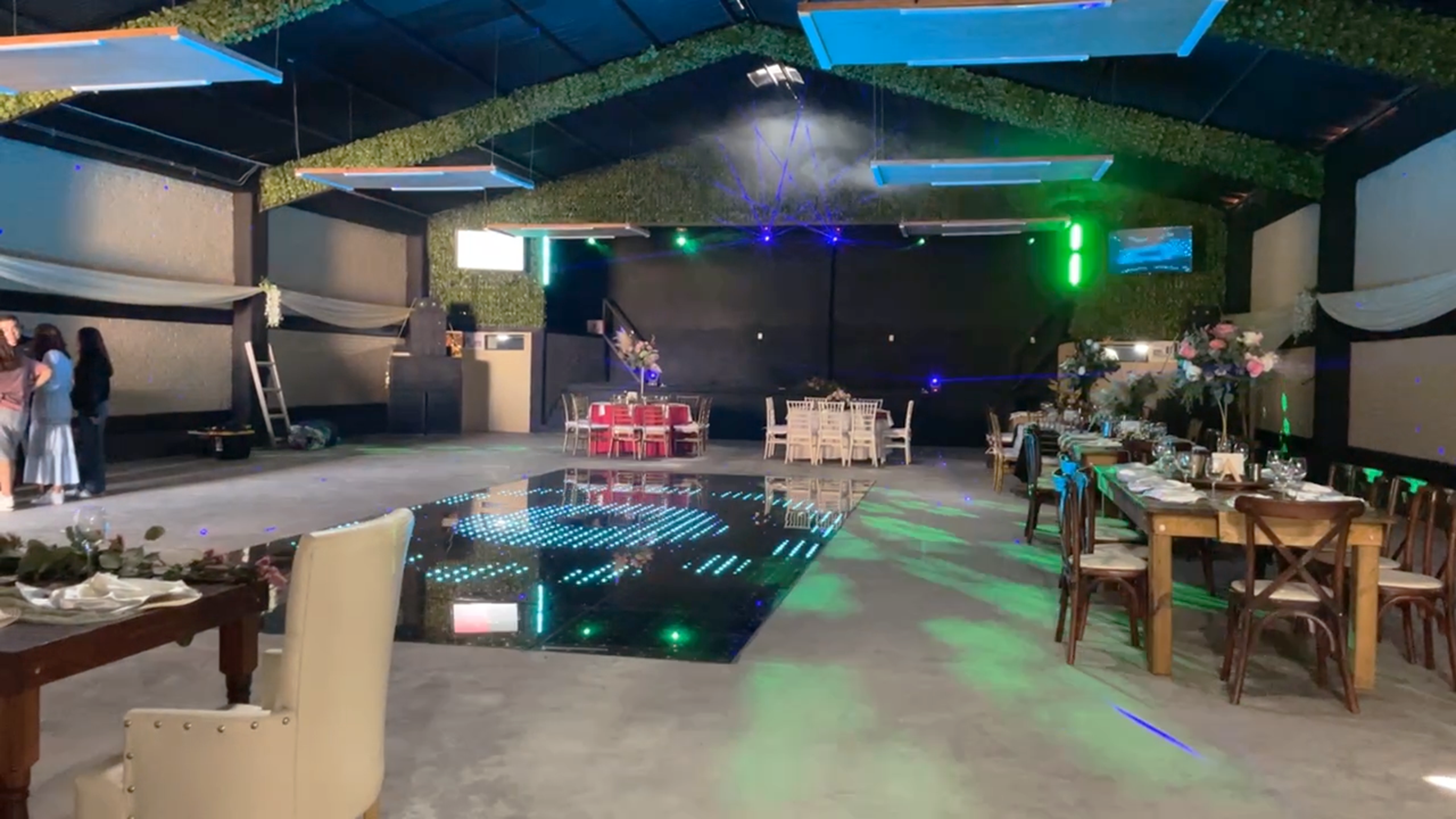 Interior Salón de Eventos La Cabaña Hidalgo